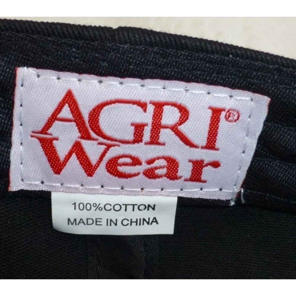 Agri Wear Black 60th Anniversary Cotton Baseball Cap Adjustable Hat
